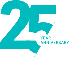 25 year anniversary logo